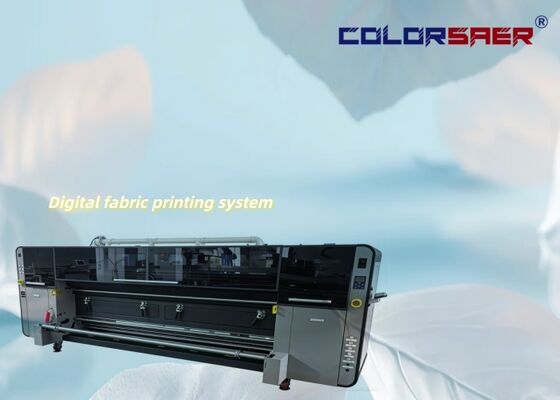 Novo modelo digital Sistema de impressão textil todo em um com 4 ou 8 cabeças de impressão i3200 CMYK ou CMYKGRBK