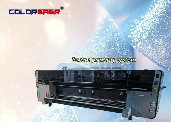 Impressora Digital Têxtil de Grande Formato a Jato de Tinta com Cabeça de Impressão Industrial Original de Fábrica 3200mm 4pcs KJ4B-QL