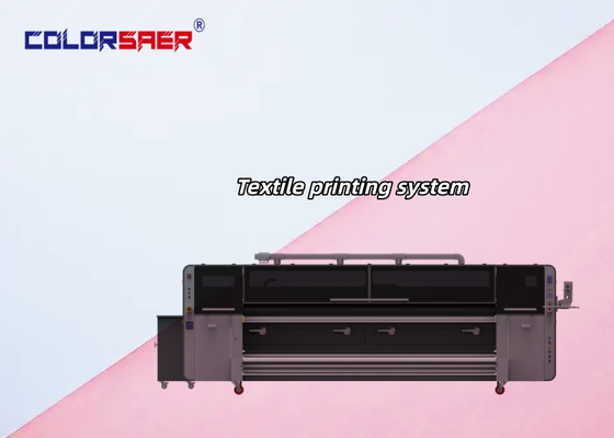 SAER High-End 3,2m Largura Máquina de Impressão Digital de Textil de Grande Formato Impressora de tecido com 4 cabeças de impressão KJ4B-QL