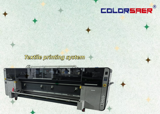 Máquina de Impressão Têxtil SAER Color Digital de Grande Formato com Longa Vida Útil para Impressão Direta em Tecido de Algodão e Poliéster
