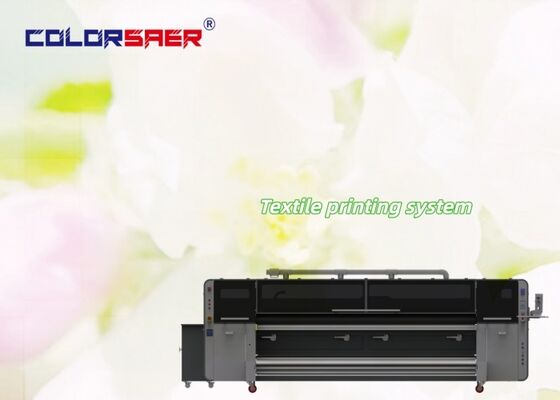 Máquina de impressão de tecido SAER de sublimação de corante de grande porte, plotter têxtil digital, máquina de impressão de tecido para tendas/guarda-chuvas