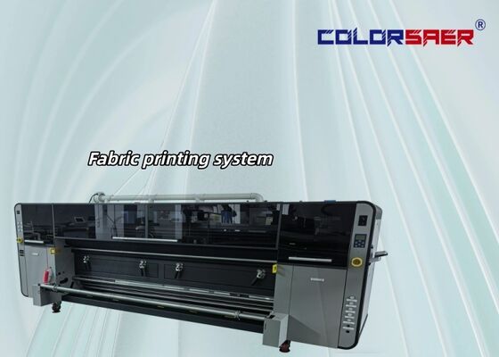 Impressora Têxtil Jato de Tinta SAER 3200mm Modelo Inovador Novo Com Sistema Integrado de Aquecedor Infravermelho Distante Com Cabeça de Impressão KJ4B-QL
