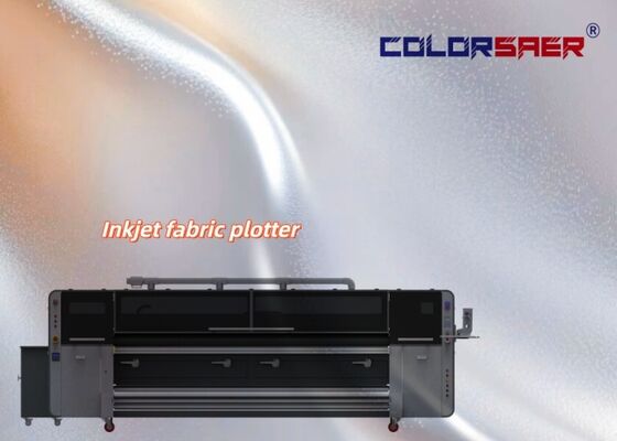 Máquina de impressão de tecidos multicolor SAER CSR3200 Sistema de impressão de tecidos de grande formato para materiais de poliéster e algodão