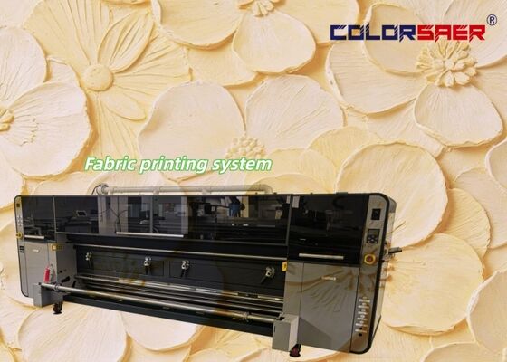 Máquina de Sublimação Grande de Alta Produtividade Mais Impressora 4 ou 8 Impressoras Têxteis I3200A1 com Tinta Pigmentada e Sublimática