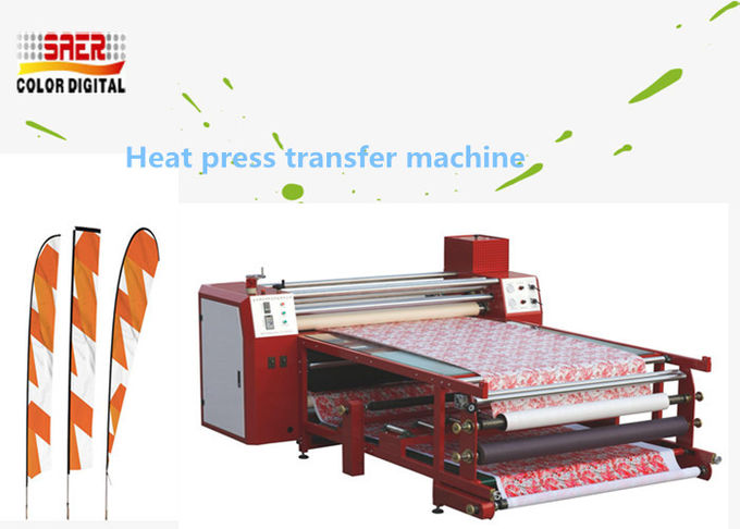 Máquina de transferência giratória da impressão da sublimação da máquina do calendário de matéria têxtil do leito 0